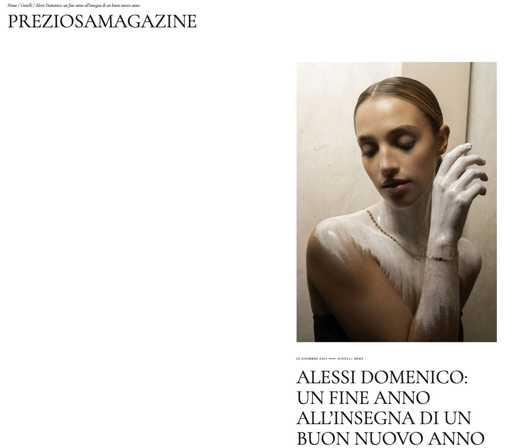 ALESSI DOMENICO - Alessi Domenico: an end of the year marked by a happy new year
